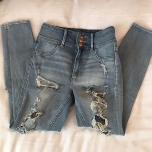 AE Ripped High Waisted Jeans